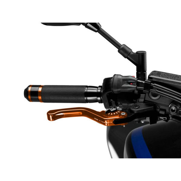 Puig Short V3 Brake (Orange Lever With Blue Selector) Black